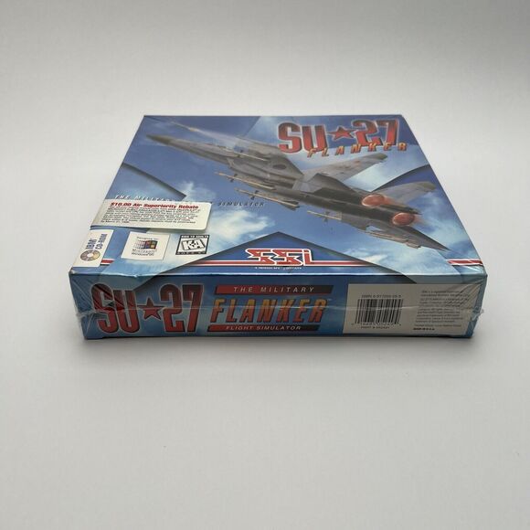SU-27 Flanker The Military Flight Simulator 1995 Computer Game Sealed Brand New - Picture 14 of 16